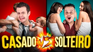 CASADO vs SOLTEIRO: A Batalha MAIS IMPORTANTE da VIDA! Quem tem mais dinheiro?