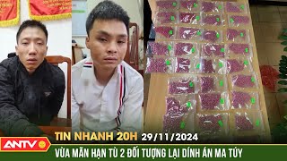 Trinh sát 'đón lõng' bắt 2 đối tượng vận chuyển hơn 6000 viên ma túy | Tin nhanh 20h ngày 29/11