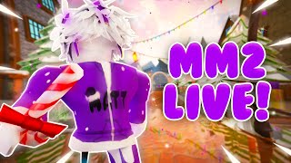 🔴 Live, PLAYING THE MM2 CHRISTMAS UPDATE BEFORE CHRISTMAS EVE!!!!