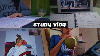 Study with me + a week in my life vlog !! ( Architecture Student)