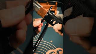 Katana Qingteng T10 Clay Tempered #katana#samuraisword #unboxing  #katanaswordart #katanasword #fyp