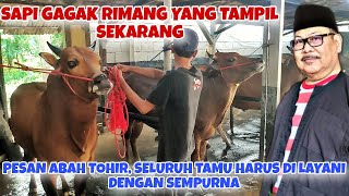 SAPI GAGAK RIMANG YANG TAMPIL HARI INI || MENU PRASMANAN UNTUK SELURUH TAMU, HARUS TERLAYANI SEMUA 🔥