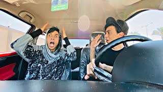 لما تركب العربيه مع امك 🚗😂 | السلسيلي