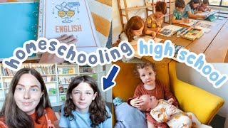 Homeschooling a HIGH SCHOOLER | Mum of 10 w/ Twins + Triplets