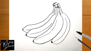 How to Draw a Bunch of Bananas