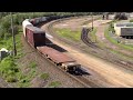 ex crex gevos lead a big and late cn freight train 306 into moncton gordon yard