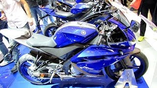 2014 Yamaha YZF-R125 Walkaround - 2013 EICMA Milano Motorcycle Exhibition