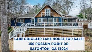 Lake Sinclair Lakehouse For Sale - 150 Possum Point, Eatonton