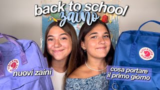 COSA C'È NEL NOSTRO ZAINO PER IL PRIMO GIORNO DI SCUOLA 💫🎒// back to school -4