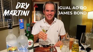 Como fazer um Dry Martini de Grey Goose igual ao do James Bond em Casa