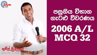 G.C.E. A/L Physics 2006 (Question 32) - භෞතික විද්‍යාව පසුගිය විභාග ගැටළු විවරණය