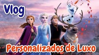 Preparativos de Festa 5 anos da Rosa /Vlog Personalizados no tema Frozen 2 / Como fazer?