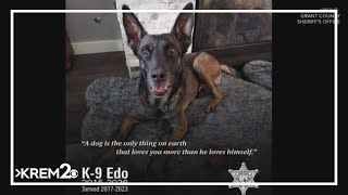 Retired Grant County Sheriff's Office K9 passed away