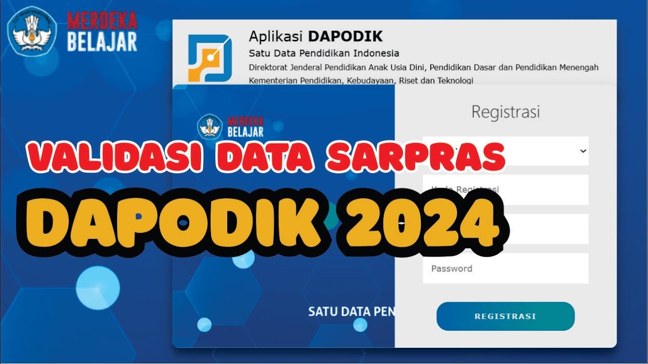 CARA MENGATASI INVALID DATA SARPRAS PADA DAPODIK VERSI 2024 - YouTube