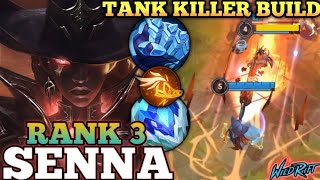 SENNA UNDERRATED TANK KILLER BUILD! HARD CARRY MVP PLAY - TOP 3 GLOBAL SENNA BY locggez - WILD RIFT