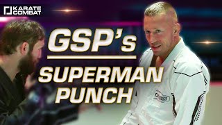 GSP teaches HOW TO use his SUPERMAN PUNCH 👊💥 Karate Combat