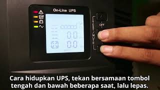 Test aktivasi UPS ICA seri Online SE 1000va - 3000va