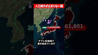 人口減少が止まらない国3選⤵️