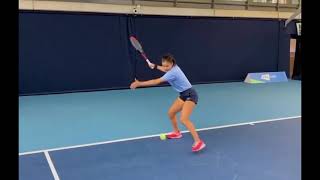 Emma Raducanu FOREHAND Practice , US OPEN 2021