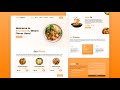 Build a Responsive Food Restaurant Website using HTML CSS JavaScript | Step by Step Tutorial