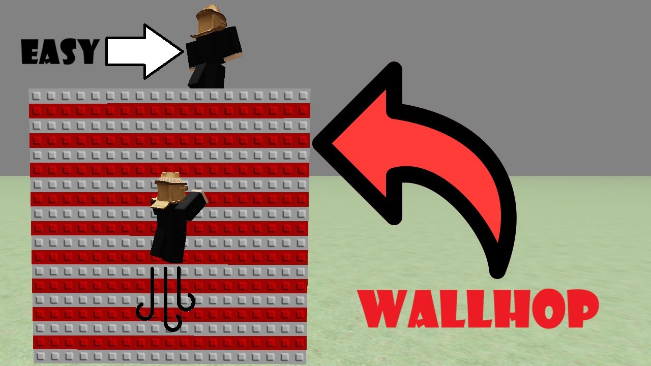 How To Wallhop Roblox Youtube