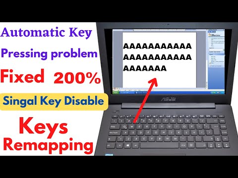 Laptop Keyboard Automatic Typing Problem | How to Stop Auto Key Press | Lenovo /Dell | Remapping