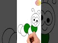 How to Draw a Cute Caterpillar | Easy Kids Drawing Tutorial