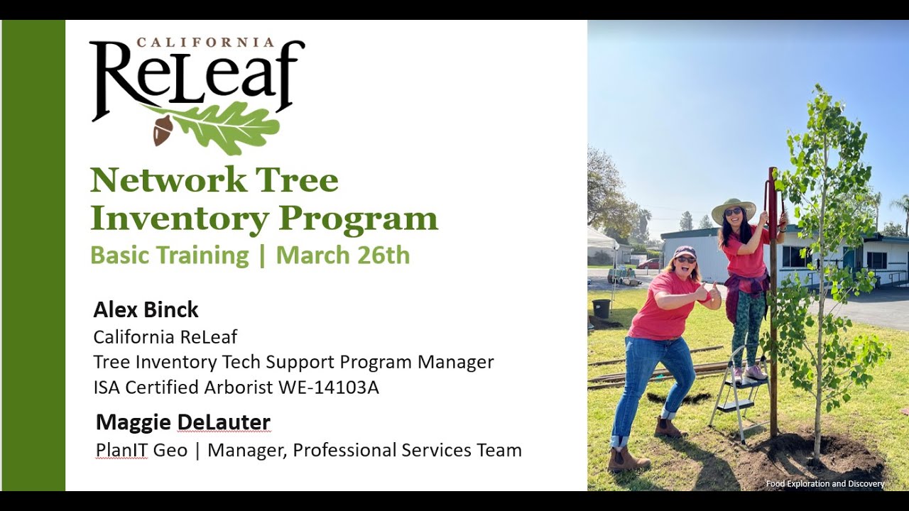 Basic Treeplotter Training Webinar Network Tree Inventory Program