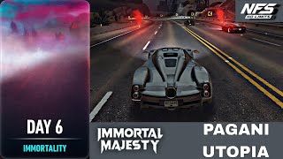 Need for Speed: No Limits | Immortal Majesty (Day 6 - Immortalıty) PAGANI UTOPIA