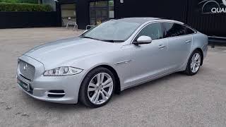 Jaguar XJ L (Long Wheel Base) in Rhodium Silver Walk Around