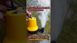 ১ মিনিটে ৭০০ লিটার সাবমারসিবল পাম্প, 12v solar submersible water pump 700L/M price in BD