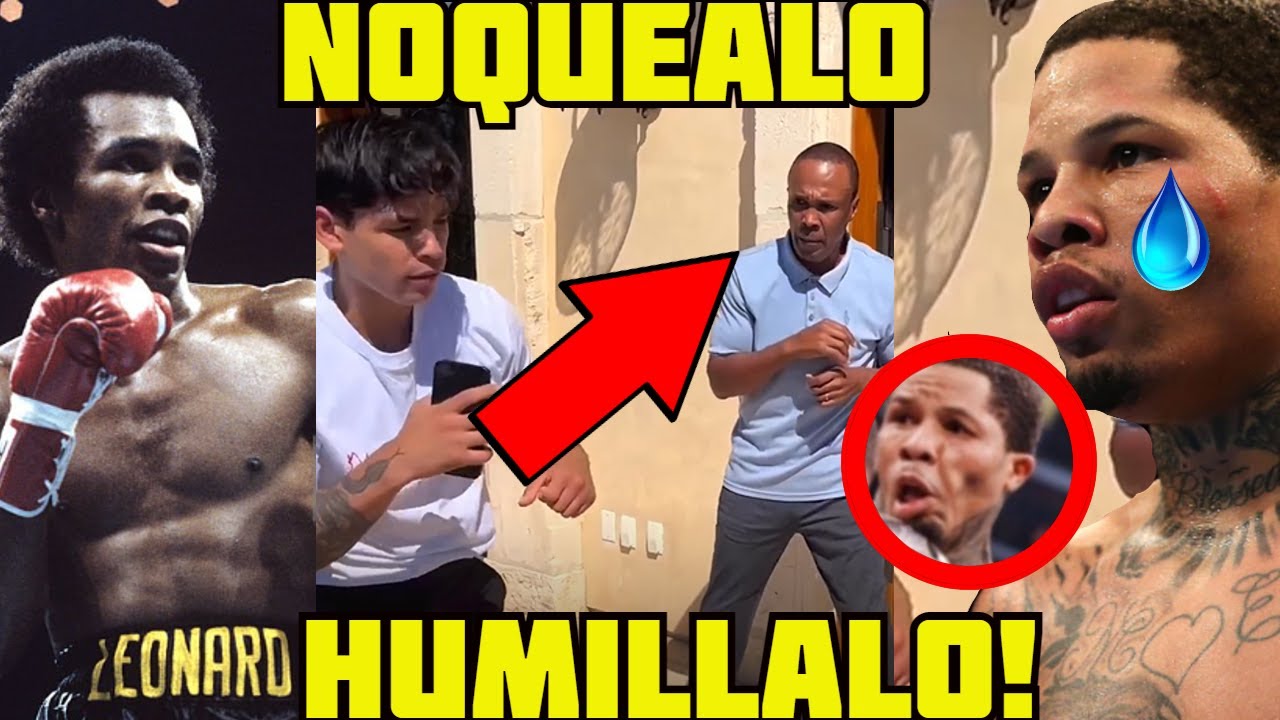 Sugar Ray Leonard Entrena A Ryan Garcia Para Su Pelea Con Gervonta
