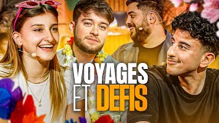 VOYAGES ET DÉFIS AVEC JustRiadhTV, Kaatsup, Nikof \u0026 Babybel 🧀