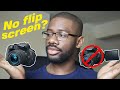 How To Vlog Without A Flip Screen (Canon t5)