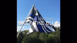 Back the Blue with the Thin Blue Line Flag
