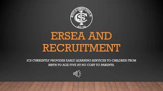 Institute of Community Services, Inc. E.R.S.E.A.
