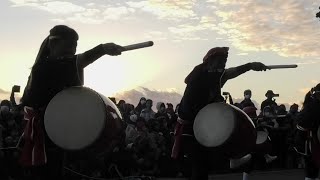 琉球國祭り太鼓 初日の出 RKMD OKINAWA First sunrise live 2022