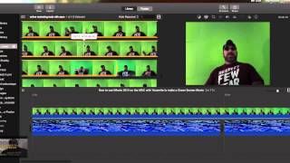 How to use IMovie to make a green screen movie