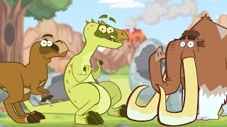 Dinosaurs In The Jungle | Dessin Animé | Je Suis Un Dinosaure