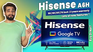 Hisense A6H Google TV Launched | Hisense A6H Smart TV 2022 | Hindi