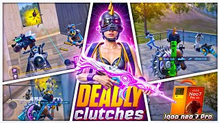 Deadly Clutches by Quick Rush ☠️ IQOO NEO 7 PRO SMOOTH + 90FPS PUBG / BGMI TEST 2025⚡5 Finger