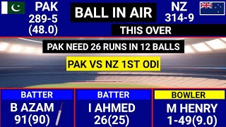 Pakistan Vs New Zealand 1st ODI Highlights, PAK vs NZ 1st ODI Highlights | Today Match Highlights
