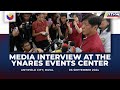 Media Interview at the Ynares Events Center 9/6/2024