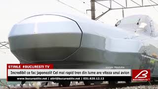 Incredibil ce fac japonezii! Cel mai rapid tren din lume are viteza unui avion