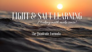 GED Math: The Quadratic Formula