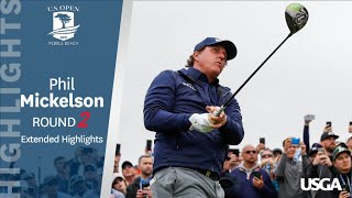 2019 U.S. Open, Round 2: Phil Mickelson Extended Highlights