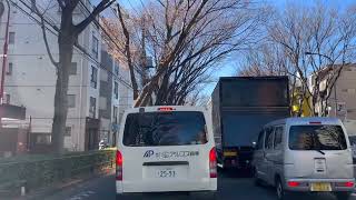 MOVING JAPAN【road trip】TOKYO JAPAN【moving car】TOKYO-TO【back road】  SUGINAMI-KU  SHIMOTAKAIDO