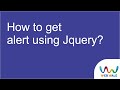 jQuery Tutorial - How to Display an Alert Box! #1 | #Education