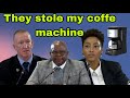 Warrant Officer Karl Sander: They stole my Coffee machine at Hawks, I wanted it back.