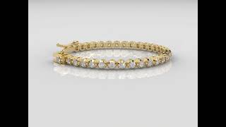 Stunning Bracelet on Yellow Gold 👌🔥 - Visualization - Render